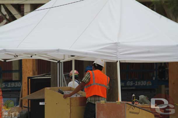 09.16.11 - Looks like temporary ride control consoles at Maters