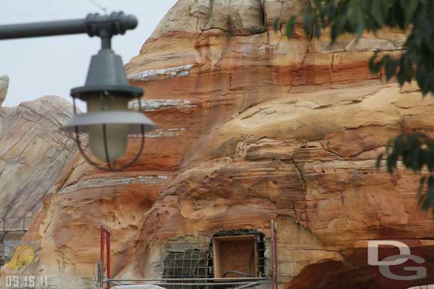 09.16.11 - From the Wharf area.. what looks to be speaker (or maybe light but speaker makes more sense) boxes in the rockwork.