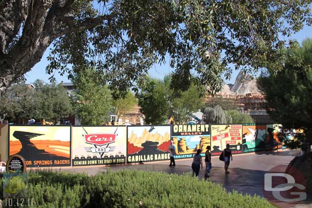 10.12.11 - Taken from a bit further down a different look toward Cars Land than I normally take