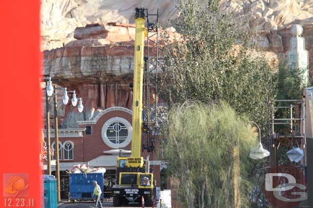 12.23.11 - They were repositioning the crane.