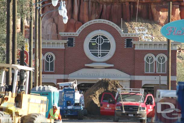 01.13.12 - A large mound of dirt down by the Courthouse.  Guessing it is for the landscaping work.