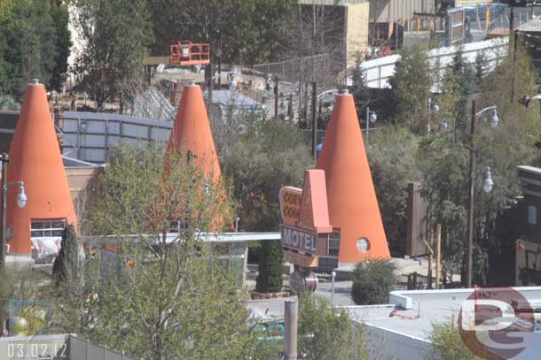 03.02.12 - Landscaping going in around the Cozy Cones