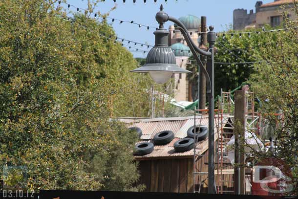 03.10.12 - The tires are back on the shake roof.