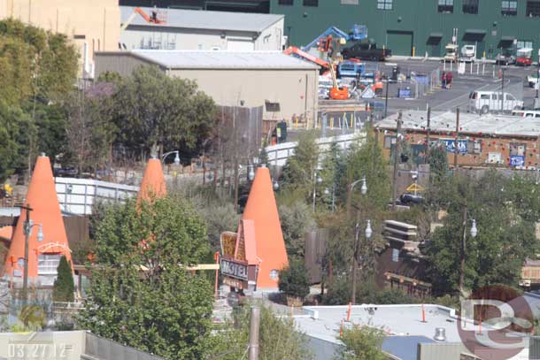 03.27.12 - Trees still waiting to be planted near the Cozy Cones.