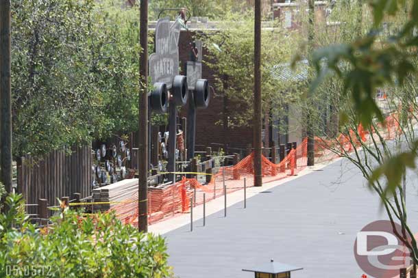 05.05.12 - From the second story you could see they have what appears to be an extended queue for Maters taking shape.