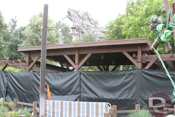 05.25.12 - No visible progress on the Fastpass area for the Racers