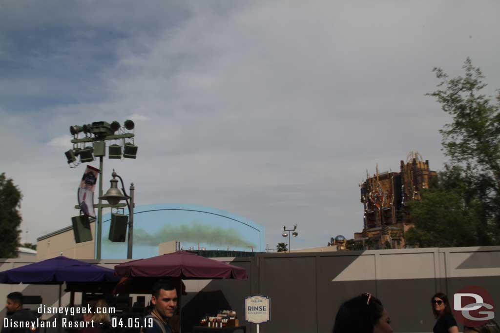 04.05.19 - No visible changes from ground level and the Pixar Pal-A-Round had a 60 min wait so no aerial pics this visit.