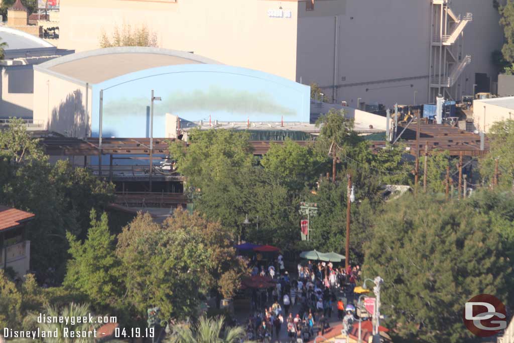 04.19.19 - From the Pixar Pal-A-Round you get the best view.  Here is the left side, the steel that we saw from the ground.
