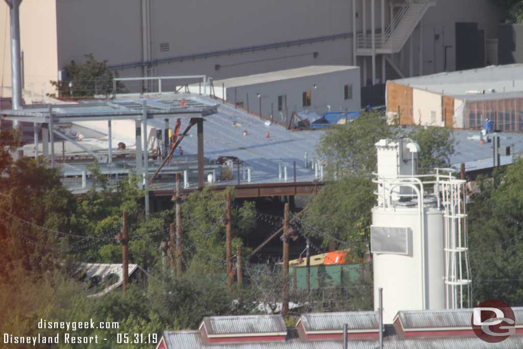 05.31.19 - More steel and roof pieces have been added to the structure being build at the former Bugs theater site.