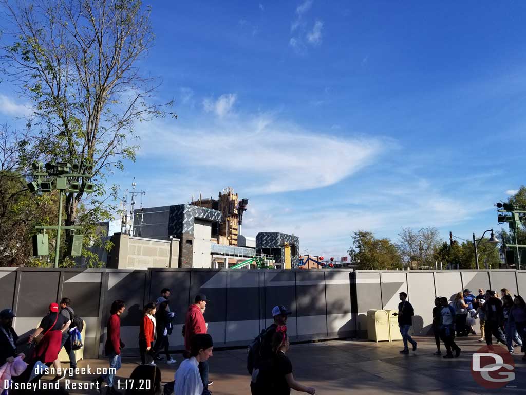 01.17.20 - A wider view of the Spider-Man Facade.