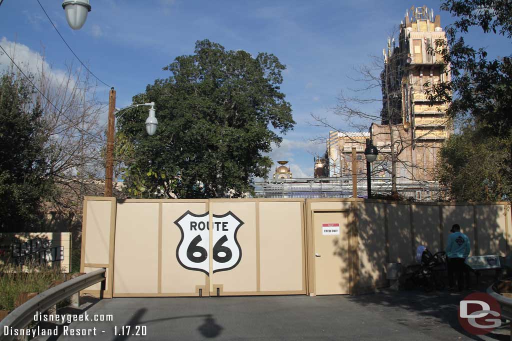 01.17.20 - From Cross Street in Cars Land.