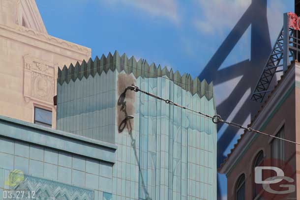 03.27.12 - Where it attaches to one of the facades.