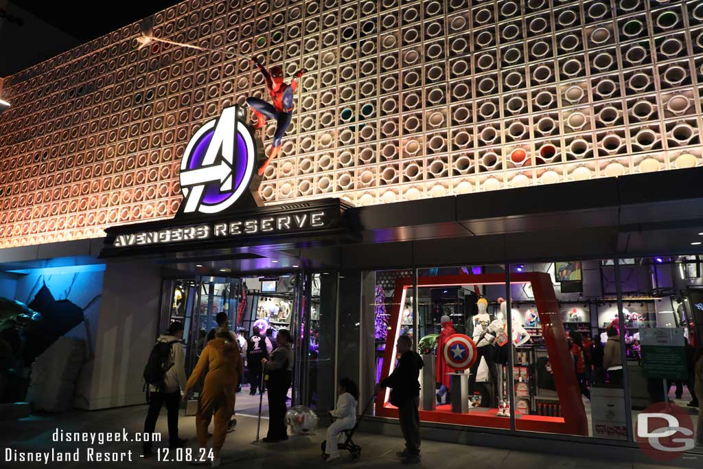 12.08.24 - Avengers Reserve has opened since my last visit