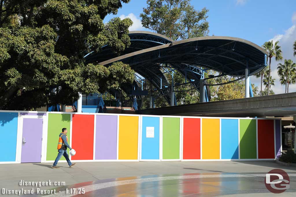 1.17.25 - The Monorail is closed for renovation, looks like new turnstiles are being installed at the Downtown Disney station