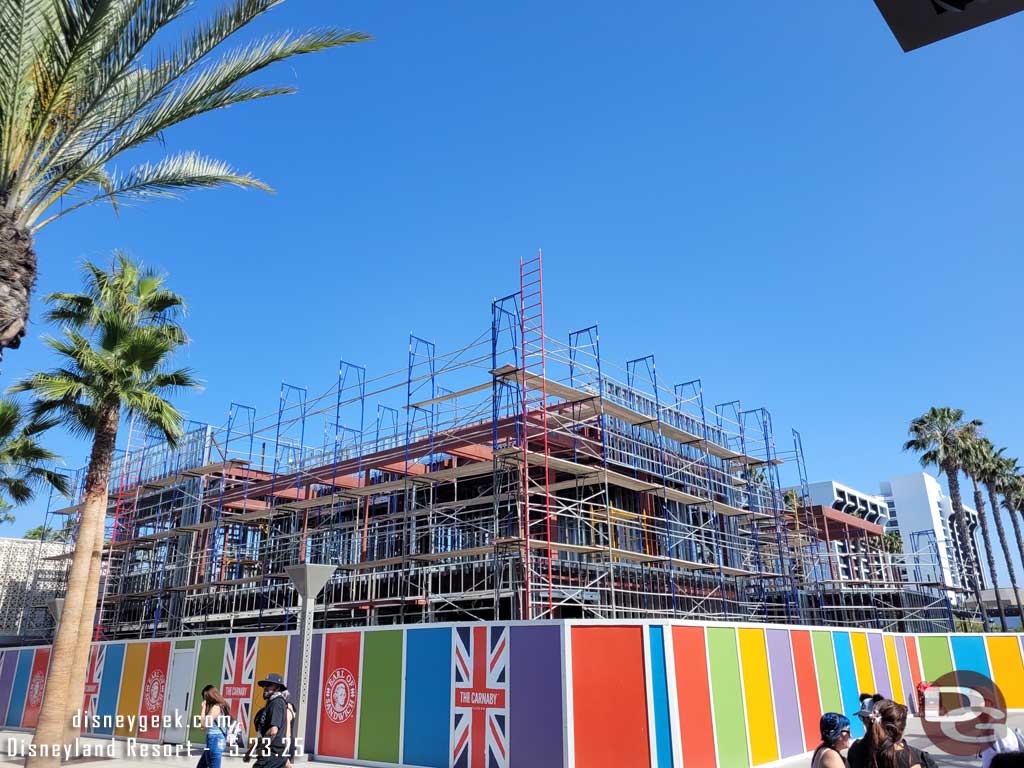 5.23.25 - Earl of Sandwich, more framing is up for both interior and exterior walls.