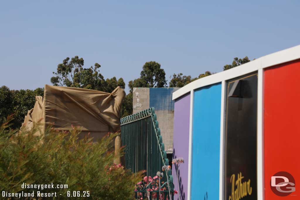 6.06.25 - The one cinderblock structure is still standing, guess that will be used in the new building.