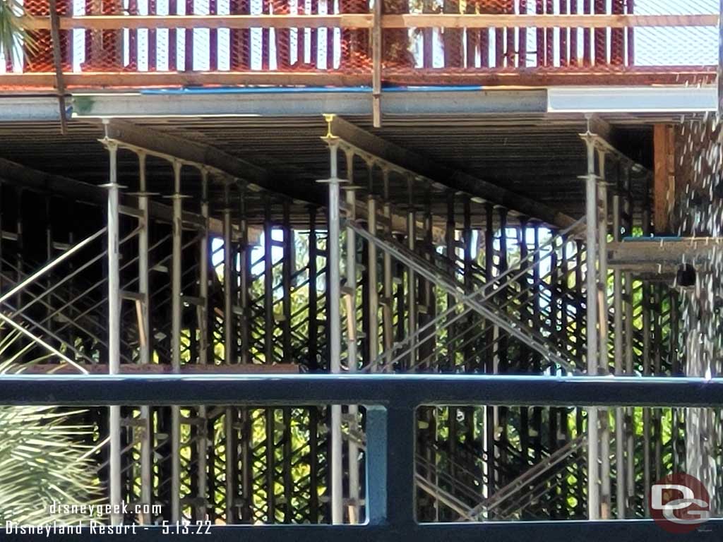 5.13.22 - A closer look at the second floor supports.