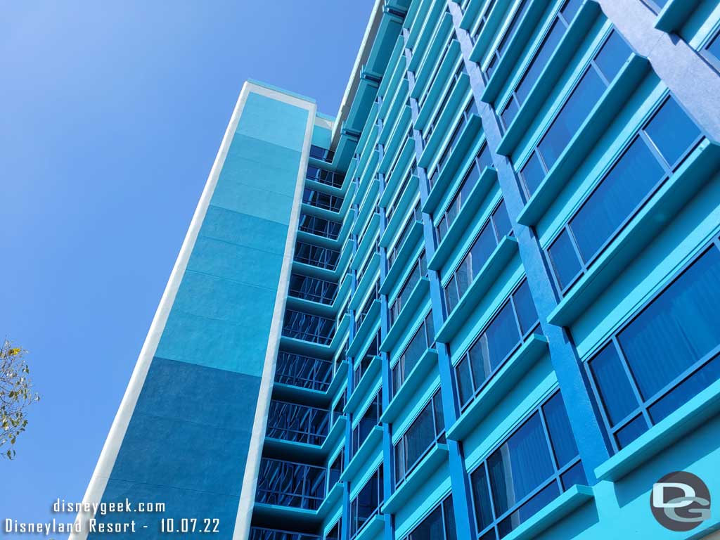 10.07.22 - The south/parking lot side of the Frontier Tower
