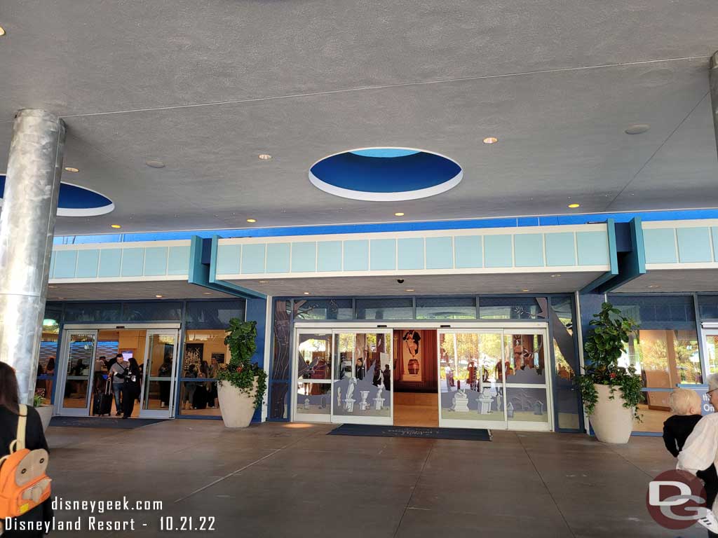 10.21.22 - The front entrance to the Fantasy Tower Lobby