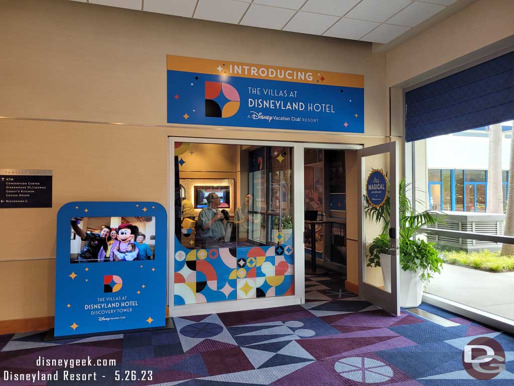 05.26.23 - A preview center has opened in the Fantasy Tower lobby.