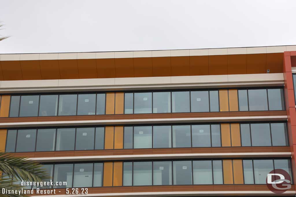 05.26.23 - Looks like some work going on in the rooms as some of the windows are now clear of stuff against them.