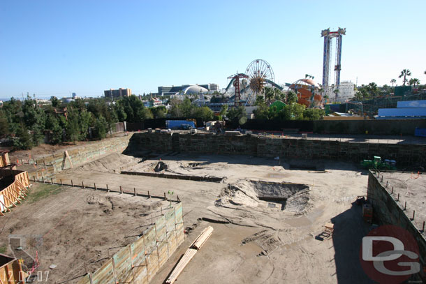 12.02.07 - A look from the Grand Californian now at the site.