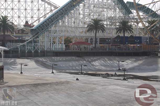 11.21.08 - In the distance you can see the work on the new Midway Games