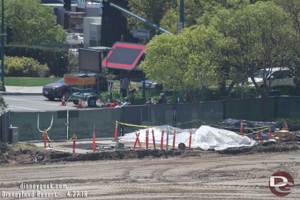 04.27.18 - A closer look at the former exit road to Magic Way.