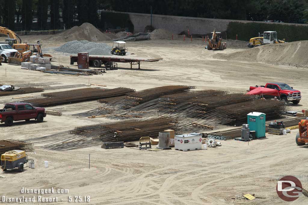 05.25.18 - Looks to be rebar for the walls and columns.