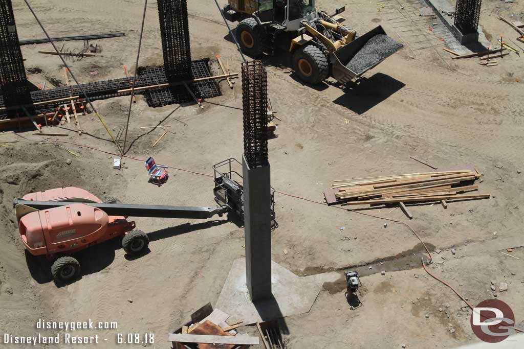 06.08.18 - Looking down at one of the columns.