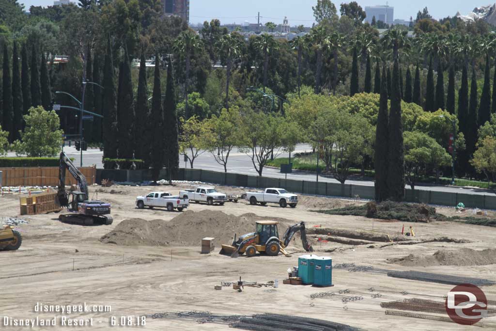 06.08.18 - On the far side more digging, I believe this is where the escalators will come down and other infrastructure for the garage will be.