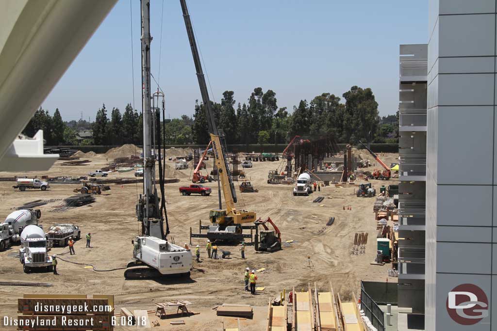 06.08.18 - Looking at the new ramps from the escalator.