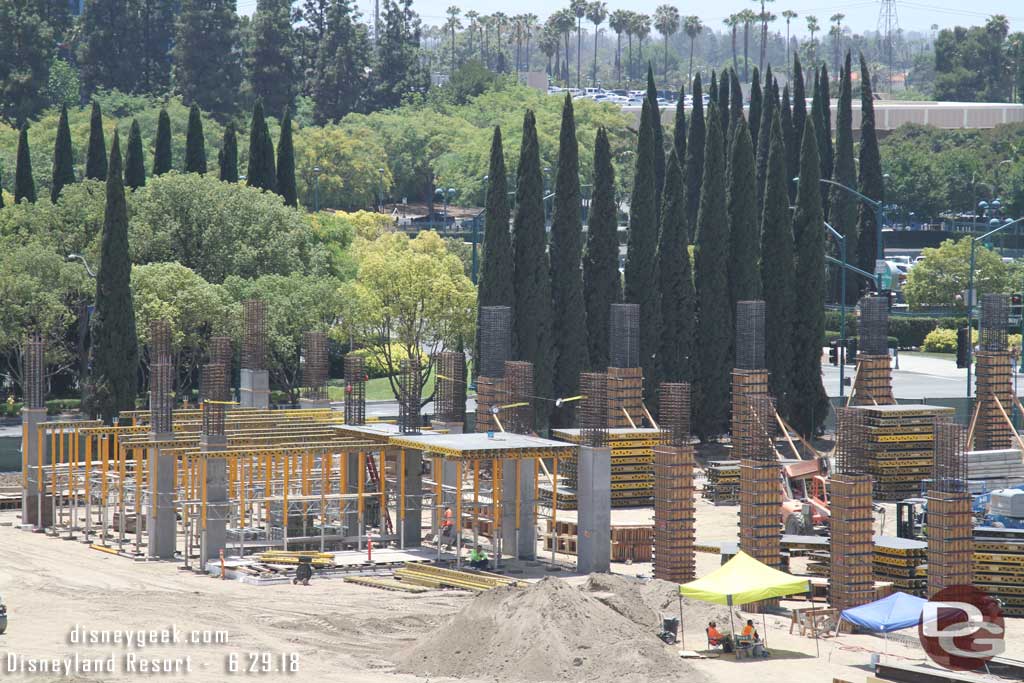 06.29.18 - They have starting to install temporary decking and supports for the 2nd floor.