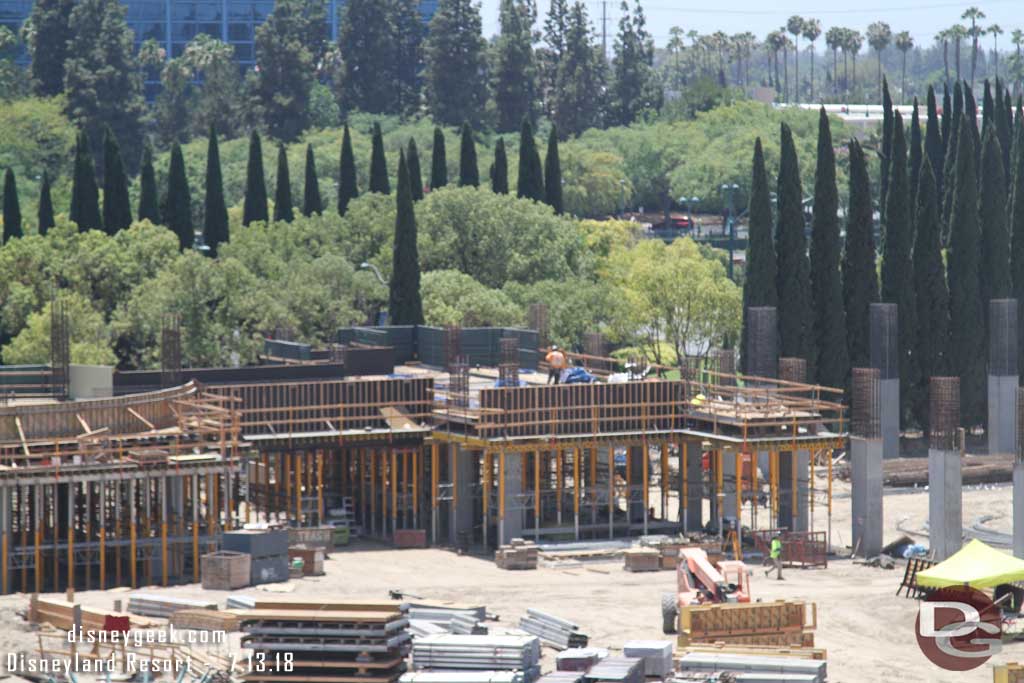 07.13.18 - Rebar and support structure for the second floor is being installed.