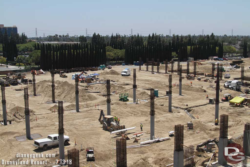 07.13.18 - Looks like utility work throughout the site with more pipes going in.