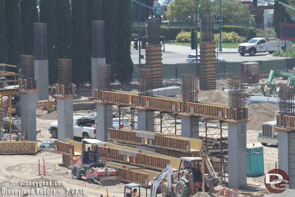 07.27.18 - More support columns rising along Magic way in the background.		