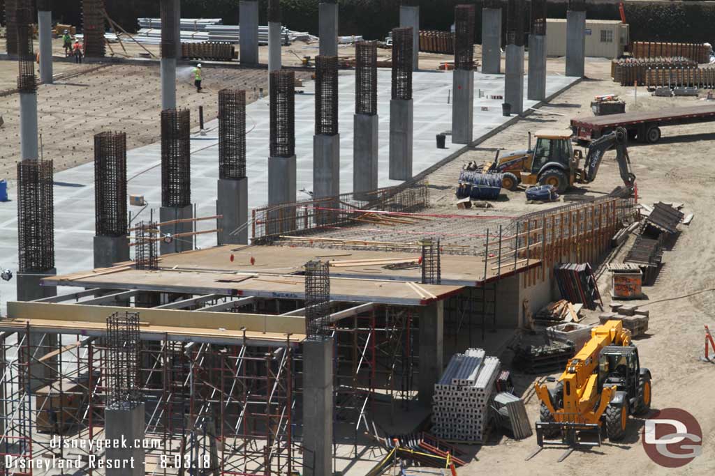 08.03.18 - The second ramp has some rebar for the roadbed and forms starting to go up.