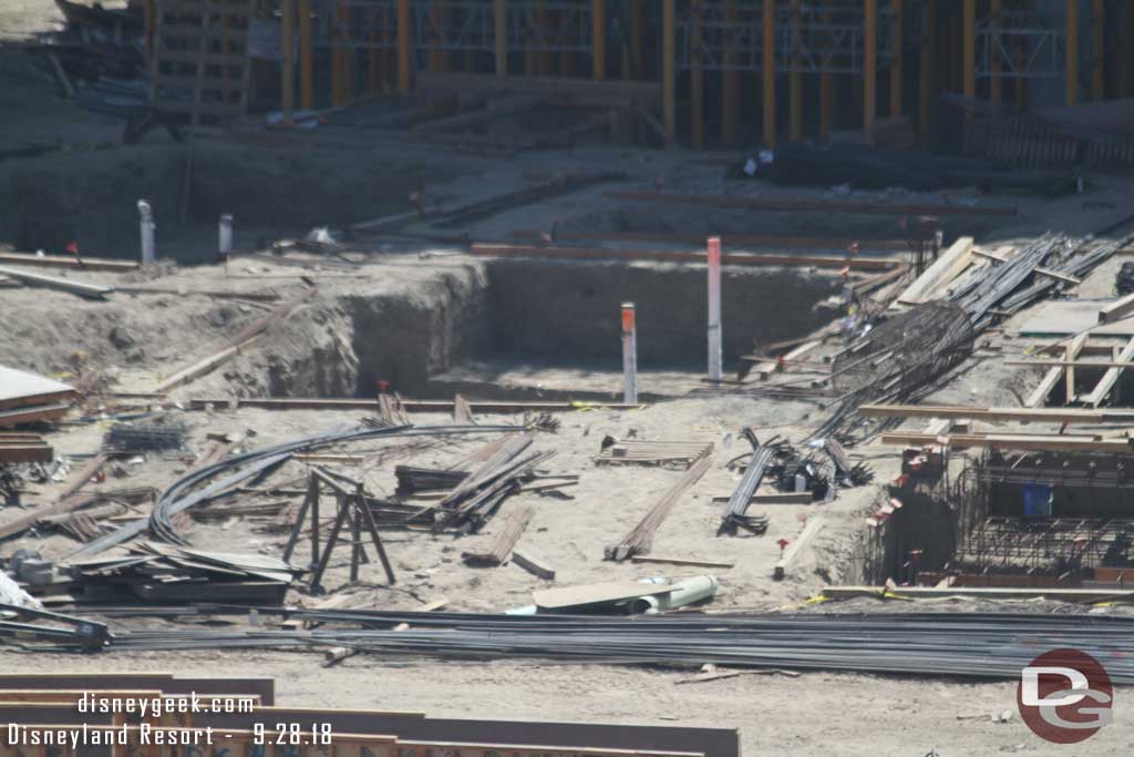 09.28.18 - A closer look at the escalator support foundation work.