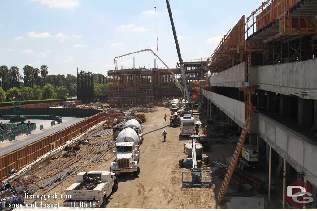 10.05.18 - Looking toward the escalator structure beyond the tram stop area.