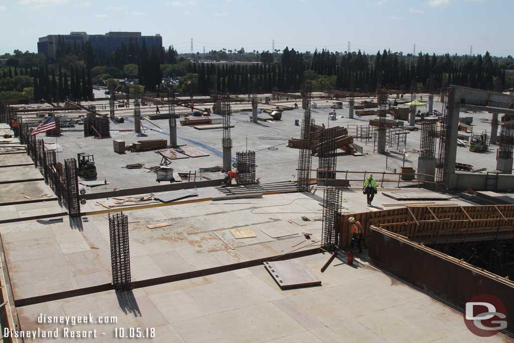 10.05.18 - Here you can see the lower ramps connection to the fourth floor taking shape.