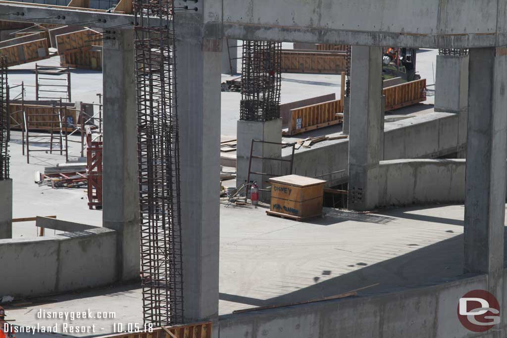 10.05.18 - A closer look at the connection to the 3rd floor for the lower ramp.