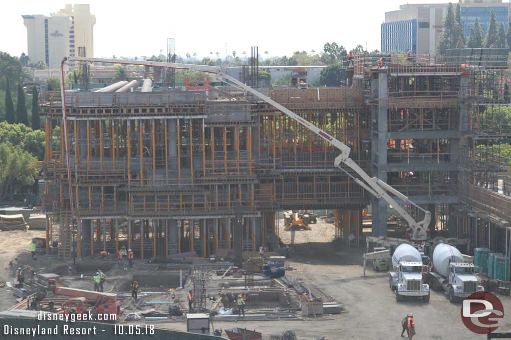 10.05.18 - A closer look at the escalator structure.  Today they were pouring foundations for the escalators.