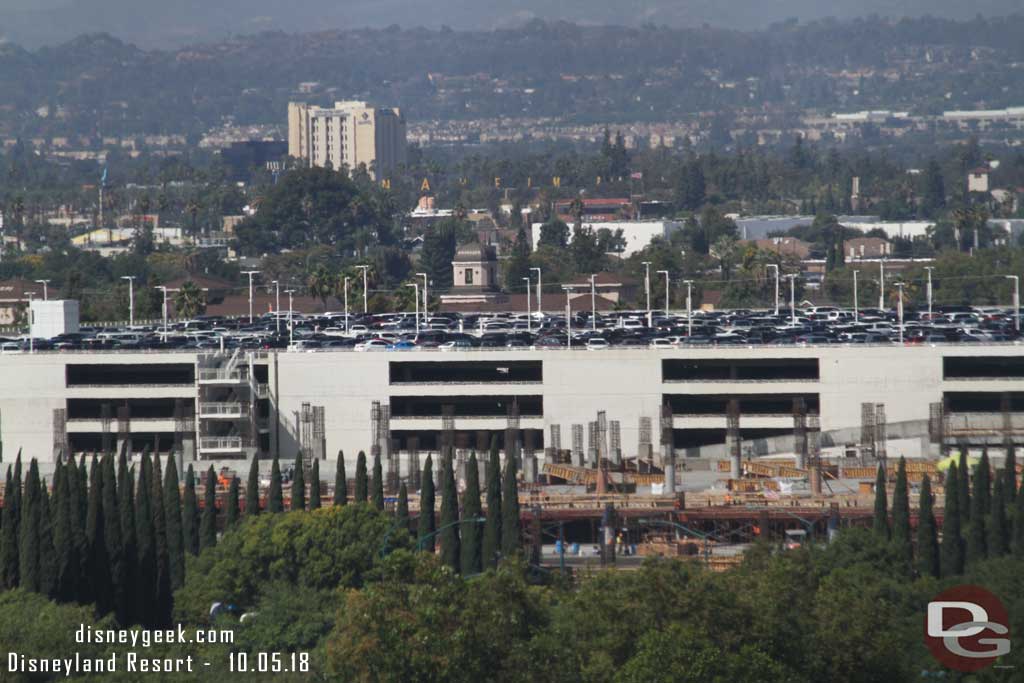 10.05.18 - From the Pixar Pal-A-Round you can see the structure rising above the trees