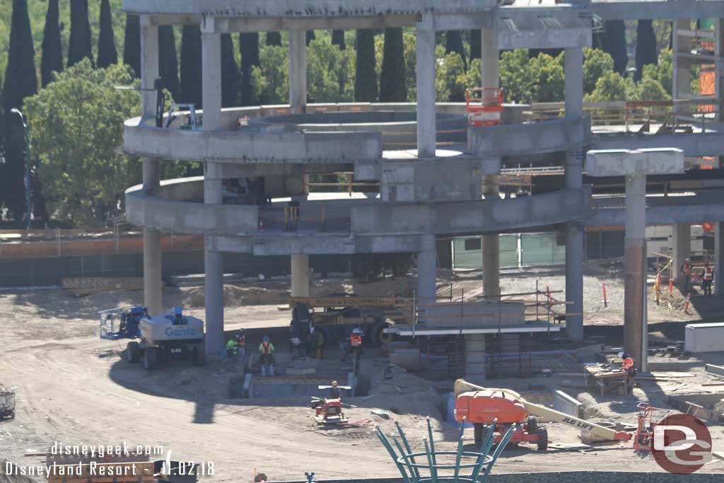 11.02.18 - A look at the left two escalator supports and footers.