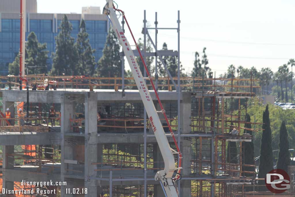 11.02.18 - Steel rising above the concrete now.  Guessing for the facade.