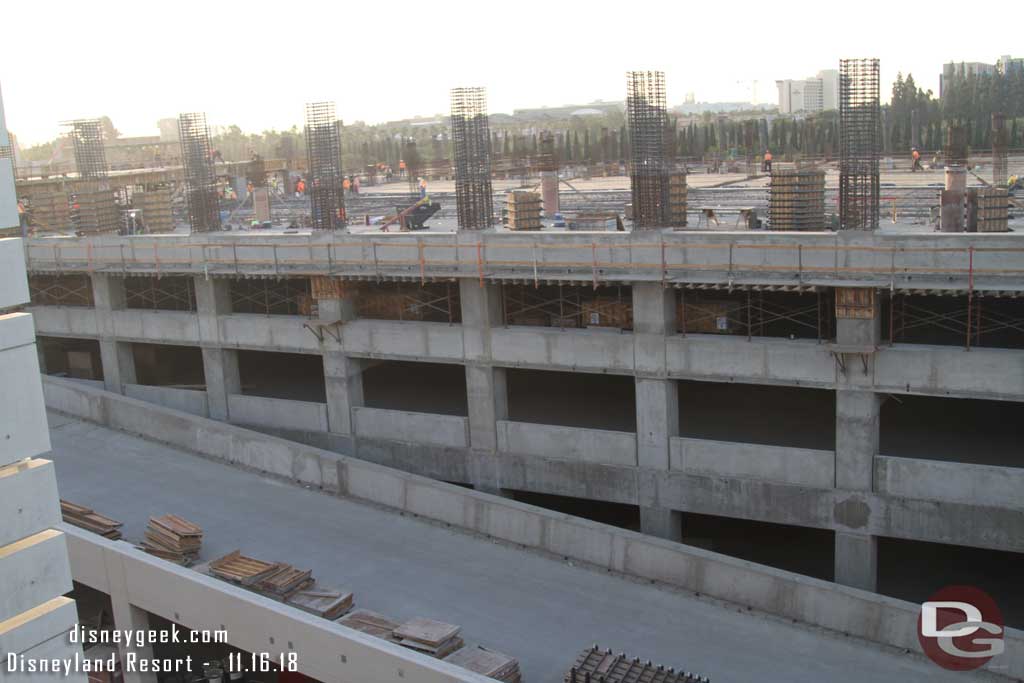 11.16.18 - Crews pouring concrete for the next portion closer to the middle of the garage.