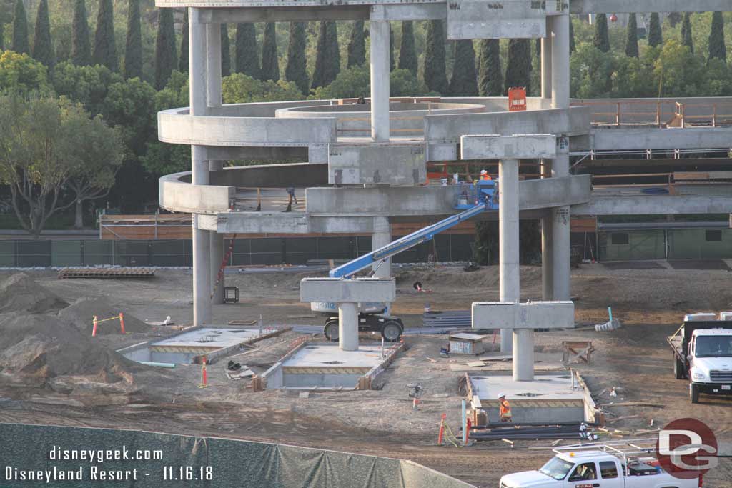 11.16.18 - The concrete supports are ready for the escalators.