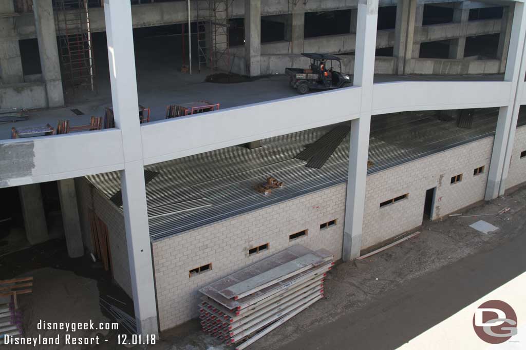 12.01.18 - The building on the ground level has a roof now.