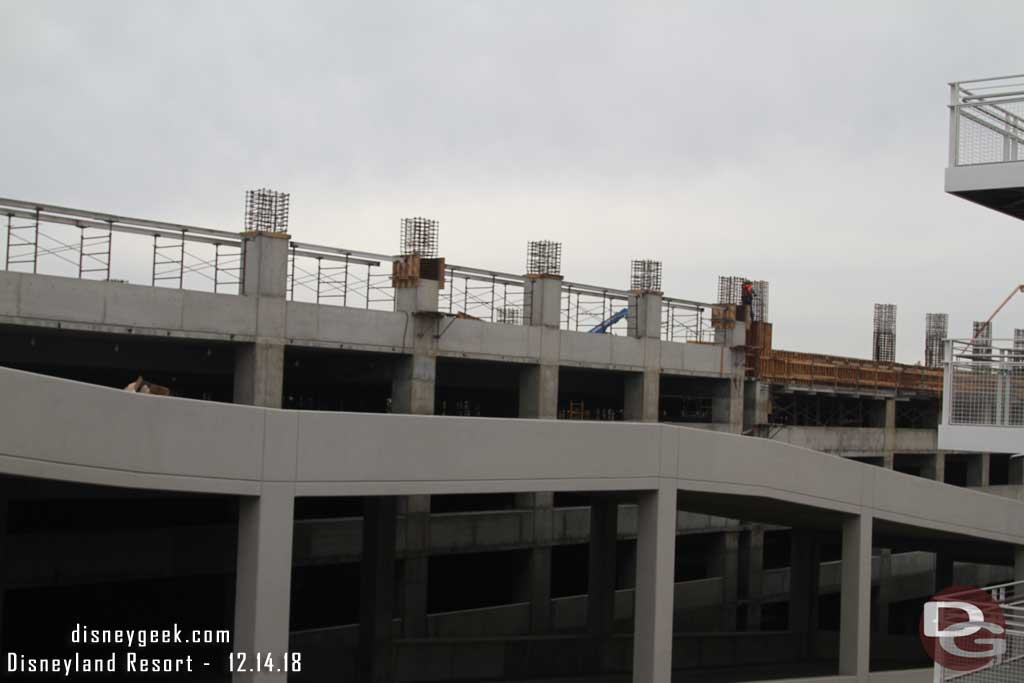 12.14.18 - You can see supports for the 6th floor forms are rising up on the near section.