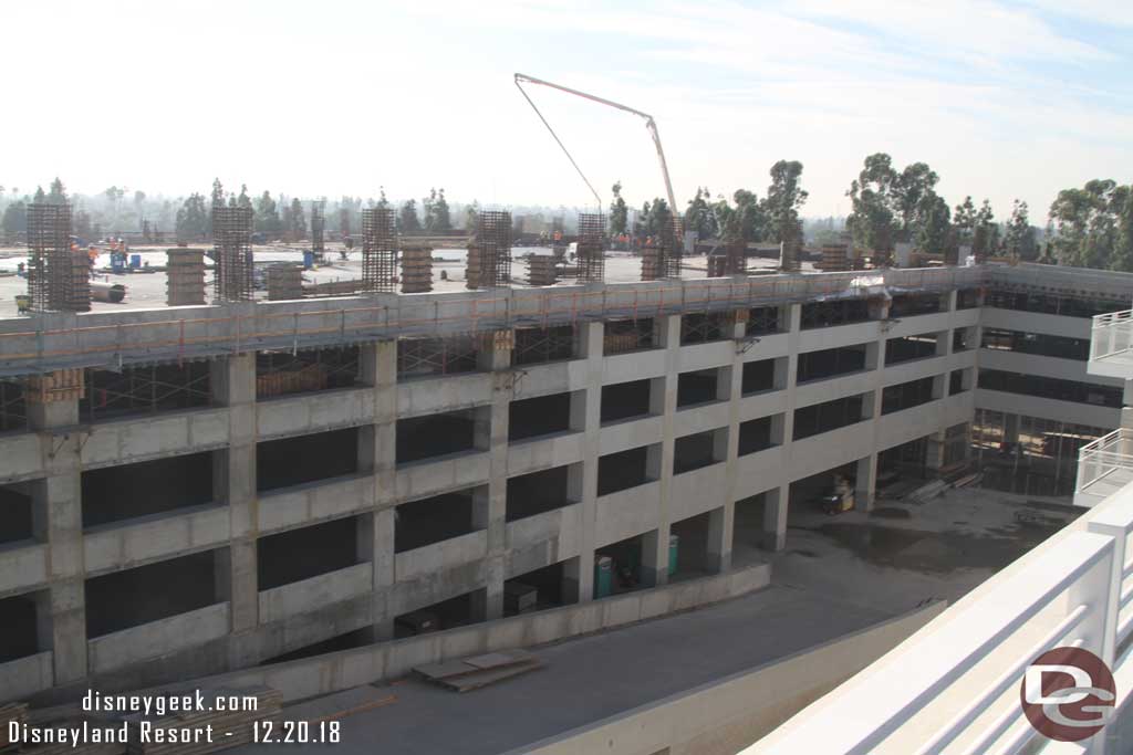 12.20.18 - They were pouring the next section of the 5th floor this afternoon.